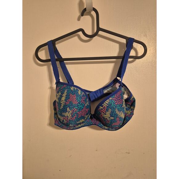 Freya Womens Multicolored Plunge Back Bra - Picture 1 of 4